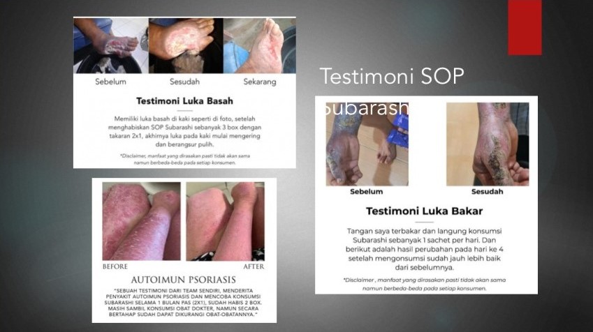 Testimoni SOP Subarashi (1) Testimoni SOP Subarashi (1)